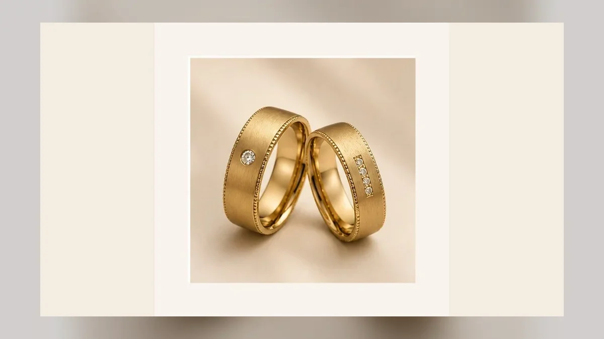 Alianças em composição editorial para as Bodas de Carbonato, 44 anos