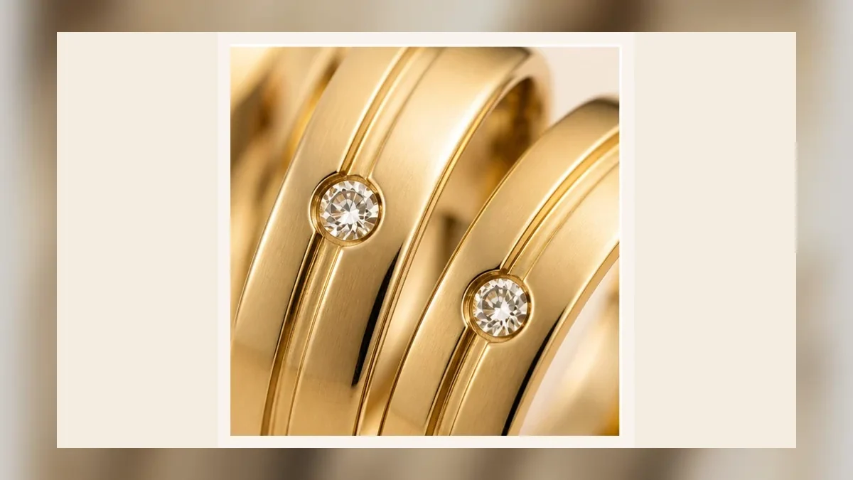 Alianças em composição editorial para as Bodas de Girassol, 85 anos